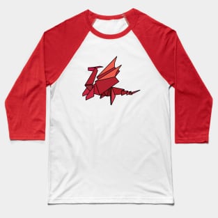 Origami Dragon Baseball T-Shirt